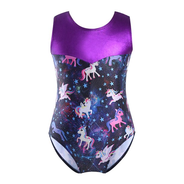 YiZYiF Kids Girls Glittery Gymnastics Dance Leotard Toddler Little
