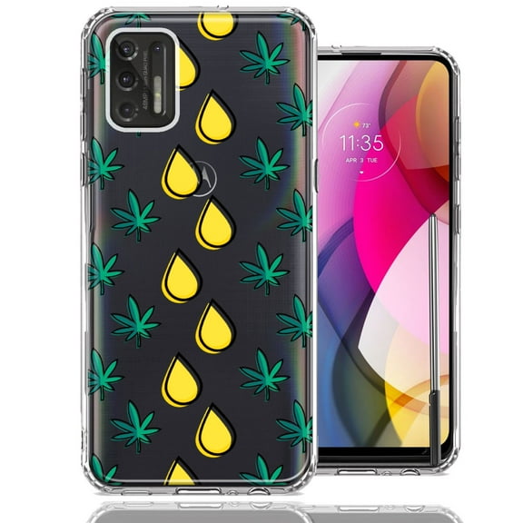 MUNDAZE for Motorola Moto G Stylus 2021 Medicinal Drip Design Double Layer Phone Case Cover