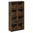 thumbnail image 6 of Furinno LUDER 8-Cube Open Shelves Bookcase. 9.5 x 24.6 x 47. Amber Pine, 6 of 8