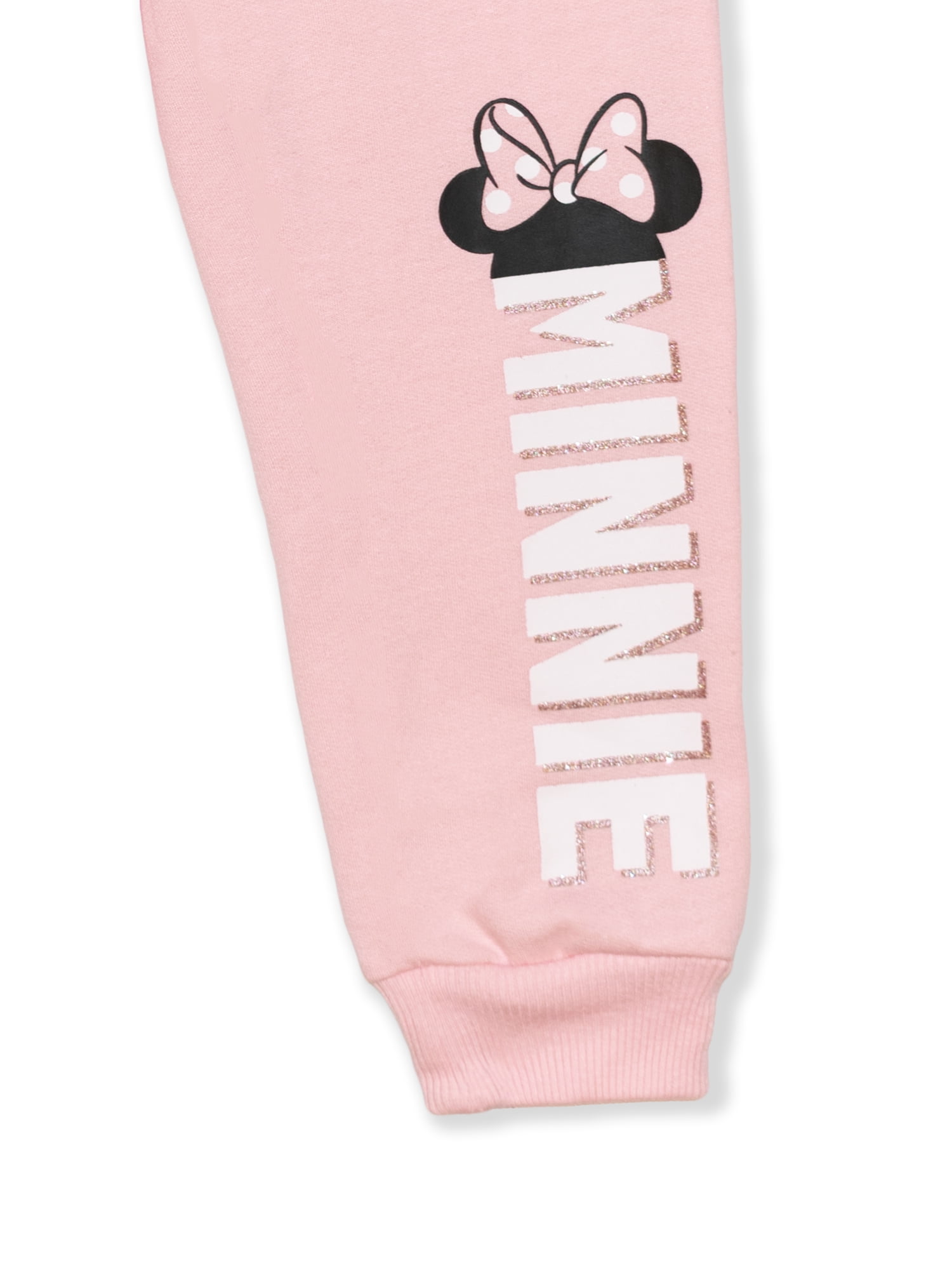 Disney Minnie Mouse Girls Jogger Sweatpants, 2-pack, Sizes 4-6X