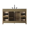 thumbnail image 3 of Elegant Kitchen and Bath 54 Inch Single Bathroom Vanity In Linen Oak, 3 of 13