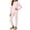 Pink, variant on LEKWK Teen Boys Girls Pajamas Long Sleeve Tops and Elastic Waist Pants Kids Loungewear 2 Piece Outfits Fall Winter Comfy Casual Homewear 4-16Y