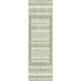 thumbnail image 2 of Addison Rugs Mayfield Premium Machine Washable Transitional Geometric Aloe Runner Rug, 2'3" x 7'6", 2 of 6