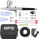 thumbnail image 1 of Kit de aerógrafo Gocheer con compresor de aire de 48 PSI de alta presión, 1 of 7