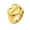 Gold, variant on Women's Mama Heart Stainless Steel Ring Personalized Stylish Jewelry Silver Size 8