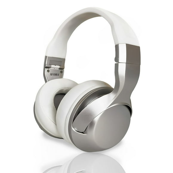 Audífonos De Diadema Ajustable Inalámbricos Estéreo 3.5mm Con Radio FM Blanco Vimi