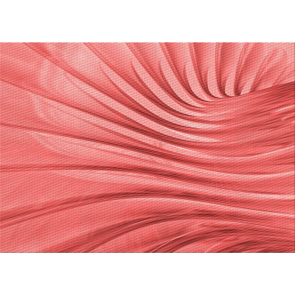 Ahgly Company Indoor Rectangle Patterned Ferrari Red Area Rugs, 2' x 3'