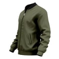 thumbnail image 6 of Men's Jacket Lightweight Casual Windbreaker Zip Up Coat With Pocket, 6 of 8