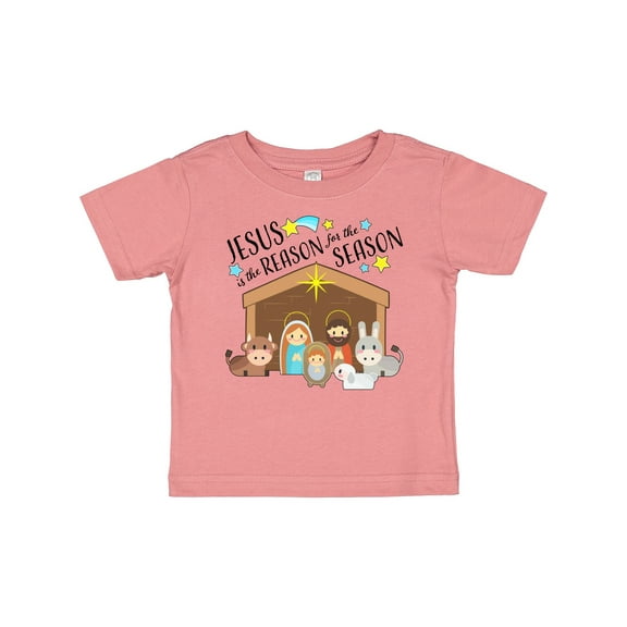 Inktastic Jesus is the Reason for the Season Christmas Nativity Boys or Girls Baby T-Shirt