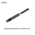 thumbnail image 3 of 2 Packs Leather Hollow Punch Hex Shank for Drills, 6mm Dia Hole Punch for Thick Fabrics Leathercraft Working, 3 of 4