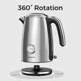 thumbnail image 7 of LONGDEEM Electric Tea Kettle, 1.7L/1500W, Thermometer, Auto Shut-Off, Boil-Dry Protection, Silver, 7 of 7