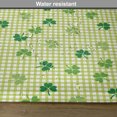 thumbnail image 6 of Ambesonne Irish Place Mats Set of 4, Checkered Retro Shamrocks, Standard Size, Multicolor, 6 of 6