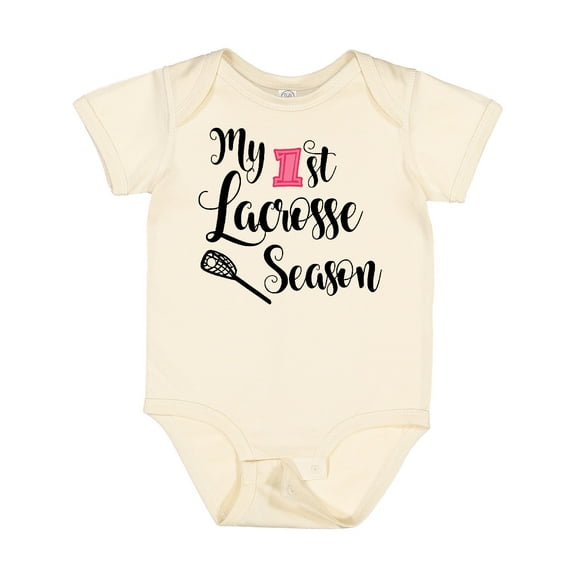 Inktastic My 1st Lacrosse Season Girls Baby Bodysuit