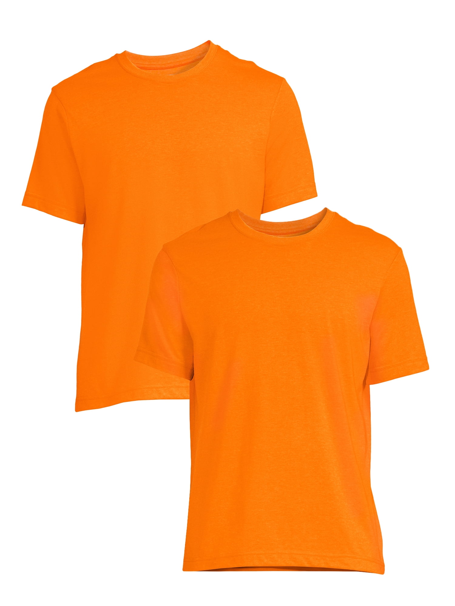 Athletic Works Men's and Big Men's Crew Neck Tee, 2Pack, Sizes S3XL