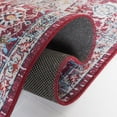 thumbnail image 5 of SAFAVIEH Tucson Jaylyn Traditional Machine Washable Area Rug, 6' x 9', Ivory/Red, 5 of 8