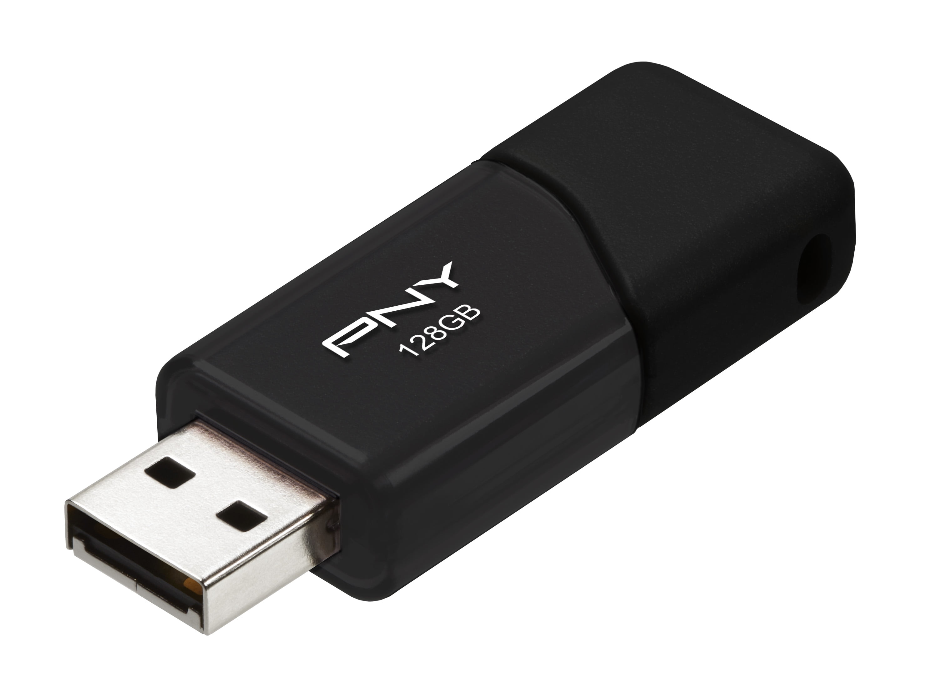 PNY Attache 128GB USB 2.0 Capless Flash USB Drive - P-FD128ATT03-GE