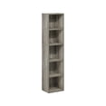 thumbnail image 4 of HOMLUX 9" x 12" x 52" Storage Shelf 5 Tier Cube Bookcase, Suitable for Small Space, Gray, 4 of 7