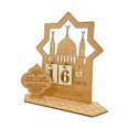 thumbnail image 2 of Calendario de Cuenta Regresiva de Ramadán Sunnimix Adorno de Madera Estilo Granja, 2 of 8