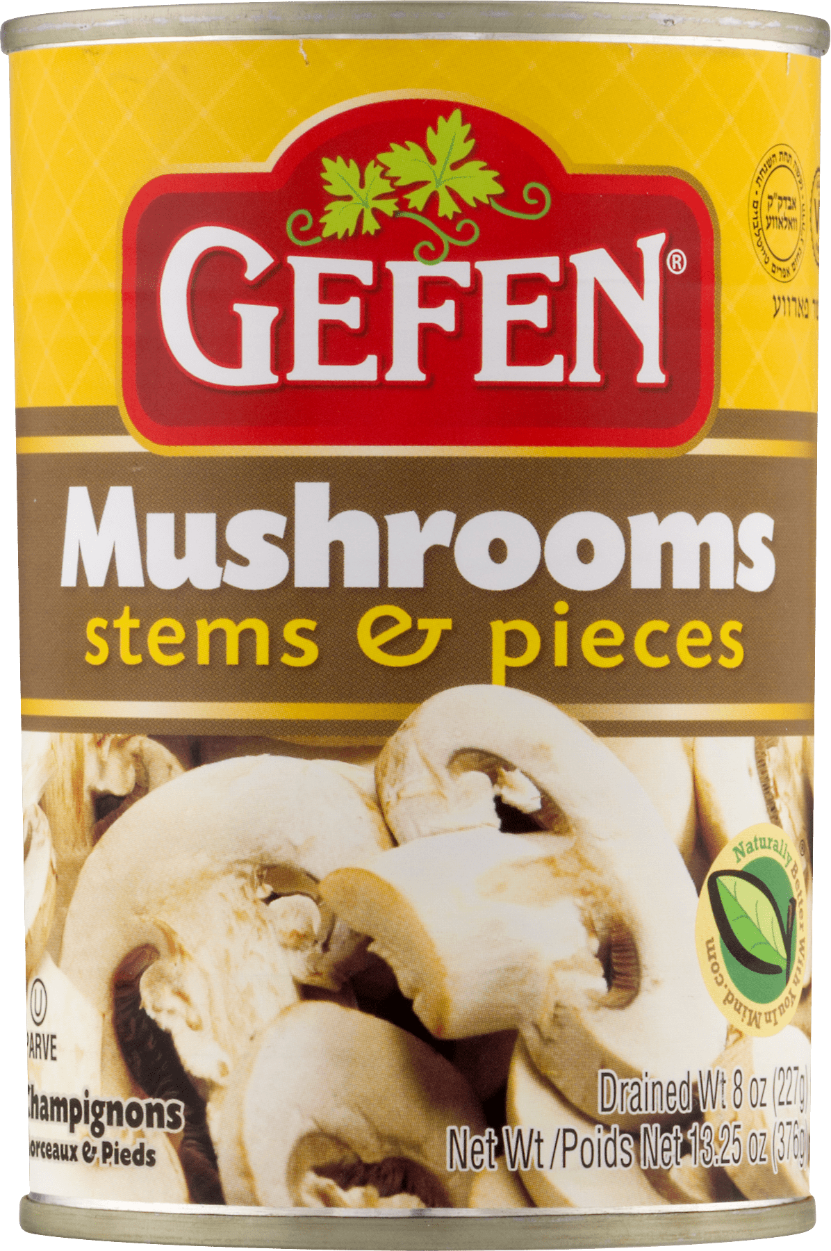 Gefen Mushrooms S&P, 8 oz.