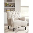thumbnail image 4 of Signature Design by Ashley English Tartonelle Tufted Accent Arm Chair, Taupe, 4 of 4