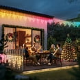 thumbnail image 3 of Govee Smart RGBIC Christmas Icicle Lights,H80D1AD1,Holiday Decoration With Over 78 Preset Dynamic Scene Modes,Waterproof String Lights, Corded Electric,Matter,Google Control,32.8ft, 3 of 7
