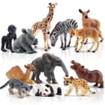 thumbnail image 1 of Figuras de juguete Toymany Forest Animals para bebés, 12 unidades, regalo para niños, 1 of 9