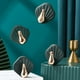 thumbnail image 2 of Gancho de pared decorativo - Acero inoxidable/adhesivo, 4 piezas, para cocina/baño, resistente/impermeable, 2 of 6