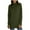 Army Green, variant on Women Spring High Neck Solid Color T Shirt Thumb Hole Long Sleeve Casual Fashion Top Vintage Classic Comfortable Stretch Breathable Thin Daily Wear(Khaki,L)