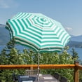 thumbnail image 5 of DestinationGear 6 ft. Aluminum Italian Stripe Bistro Umbrella, 5 of 7