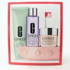 Clinique Super Skin Care Gift Set - Take the day off makeup remover - Moisture surge 72hr hydrator - 7 day Scrub Cream