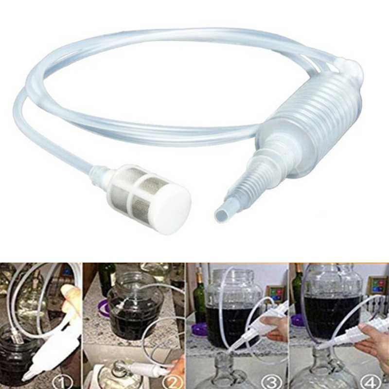 6.4ft Semiautomatic Homebrew Syphon Pack For Wine Making Hand Knead