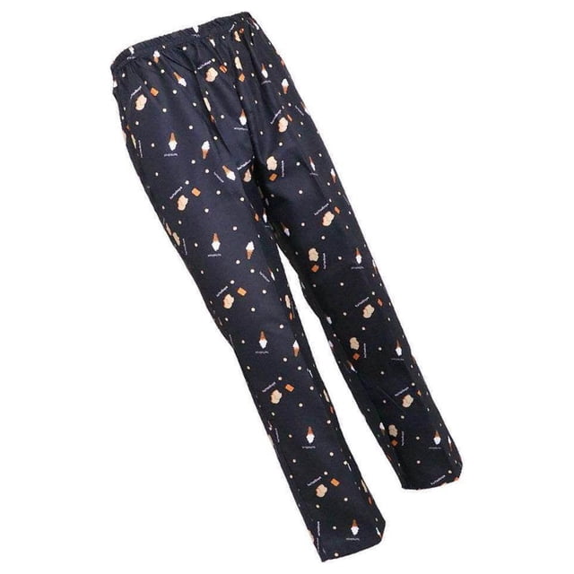 facefd Chef Pants Uniform Cargo Baggy Pants Kitchen Work Trousers XL Ice Cream