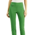 thumbnail image 2 of Alfani Women's Tummy-Control Pull On Skinny Pants Green Size 12 Petite, 2 of 3