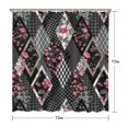 thumbnail image 5 of Pioneer Flower Floral Print Pattern Shower Curtain 72"x72" ,Bathroom Decorative Shower Curtains Set with 12 Hooks,Modern Waterproof Washable Shower Curtain, 5 of 6