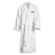 Kaufman - Embroidered Velour Bathrobe - 100% Cotton (Mami)