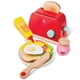 thumbnail image 3 of Tostadora Emergente Hape Roja Electrodoméstico de Juguete de Madera para Cocina, 3 of 5
