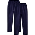 thumbnail image 1 of Mens Pants, Mens Fashion Drawstring Elastic Waist Solid Color Casual Sweat Length Pants 2 PC, 1 of 5