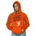 thumbnail image 4 of Ghost Under the Sheets Halloween Unisex Plus Fleece Graphic Hoodie Brisco Brands 4X, 4 of 5