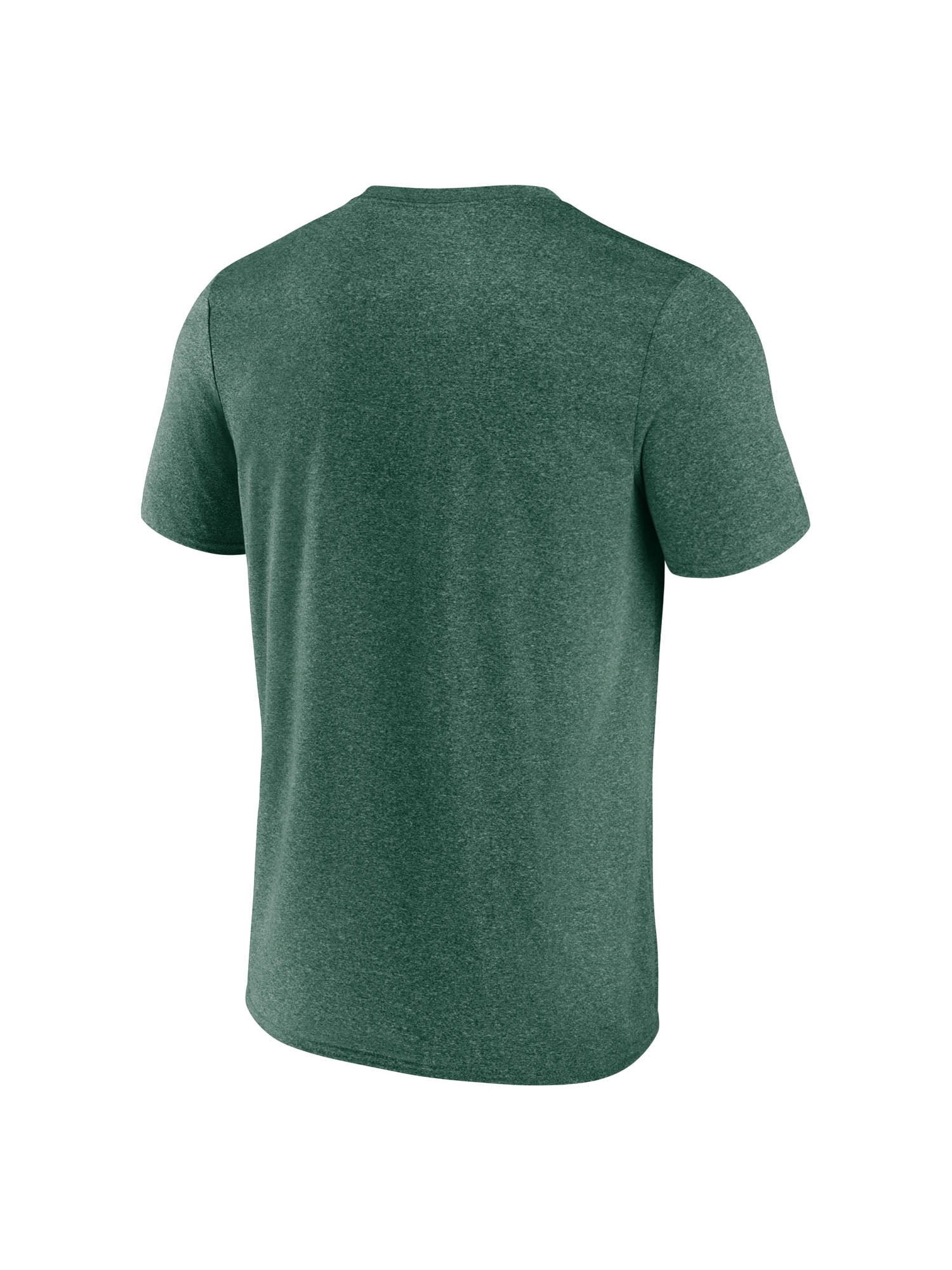 NCAA Miami Hurricanes Men's Heather Green Synthetic Short Sleeve T Shirt