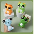 thumbnail image 2 of Orange Pop Eye Dragon Stress Relief Toy Slow Rising Squeeze Decompression Artifact Animal Shape Soft Material For Hand Exercise Anxiety Relief Orange, 2 of 4