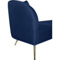 thumbnail image 4 of Meridian Furniture Nolan Navy Velvet Chaise, 4 of 8