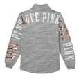 thumbnail image 1 of Victoria's Secret Pink Varsity Full Zip Sweatshirt Gray Marl Size XXL NWT, 1 of 3