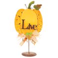 thumbnail image 2 of Live Laugh Love Metal Pumpkin Table Decorations Set of 3, 2 of 4