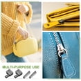 thumbnail image 7 of Uxcell Zipper Repair Kit, Metal Zipper Latch Slider Retainer Insert Pin Top Bottom Stoppers, Fit for Jacket Coat Black #3 #5 #8 #10, 7 of 7