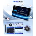 thumbnail image 6 of Podofo Android 15 7inch 4G+128G Touch Screen Car Radio Stereo for Jeep Wrangler/Dodge/Chrysler with Wireless CarPlay/Android Auto/GPS /WiFi/5.0Bluetooth/FM/RDS/SWC/AHD Backup Camera, 6 of 9