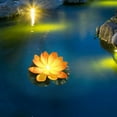 thumbnail image 5 of HHGBAD Water Sensing LED Lotus Pool Lamp - Floating Solar Lantern for Garden, Pool Party & Diwali Decorations - Realistic Flower Design with Color-Changing Lights, 5 of 6