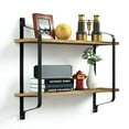 thumbnail image 1 of Solid Floating Wall Shelves Entryway Photo DVD CD Clock Decorative Display Ledge, 1 of 10