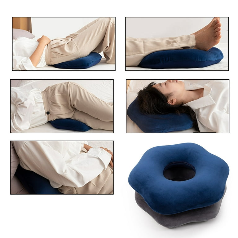 Flower Shape Tailbone Hemorrhoid for Seat Cushion Pain Relief Car Office  Chair Soft Butt Pillow Hollow Pad for Bed Sore 