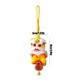 thumbnail image 4 of 2026 Cartoon Lion Dance Keychain Chinese Style Plush Good Luck Key Chain Ring Bag Pendant, 4 of 7