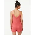thumbnail image 6 of Joyspun Women's Knit Camisole and Shorts Pajama Set, 2-Piece, Sizes S to 3X, 6 of 6